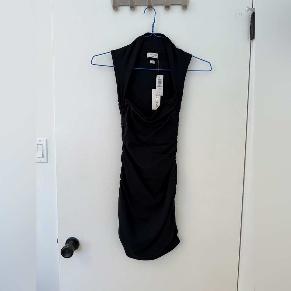 Aritzia Contour Flourish Mini Dress
